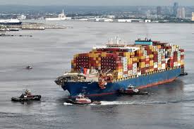 FBI agents board a ship owned by the business whose other cargo ship caused the Baltimore Bridge to collapse