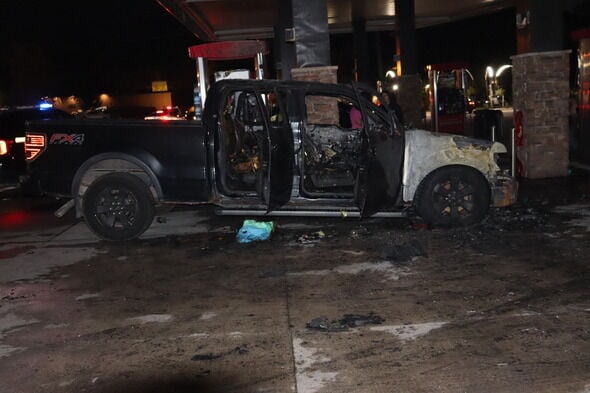 A Truck Fire Destroys Sheetz Gas Island