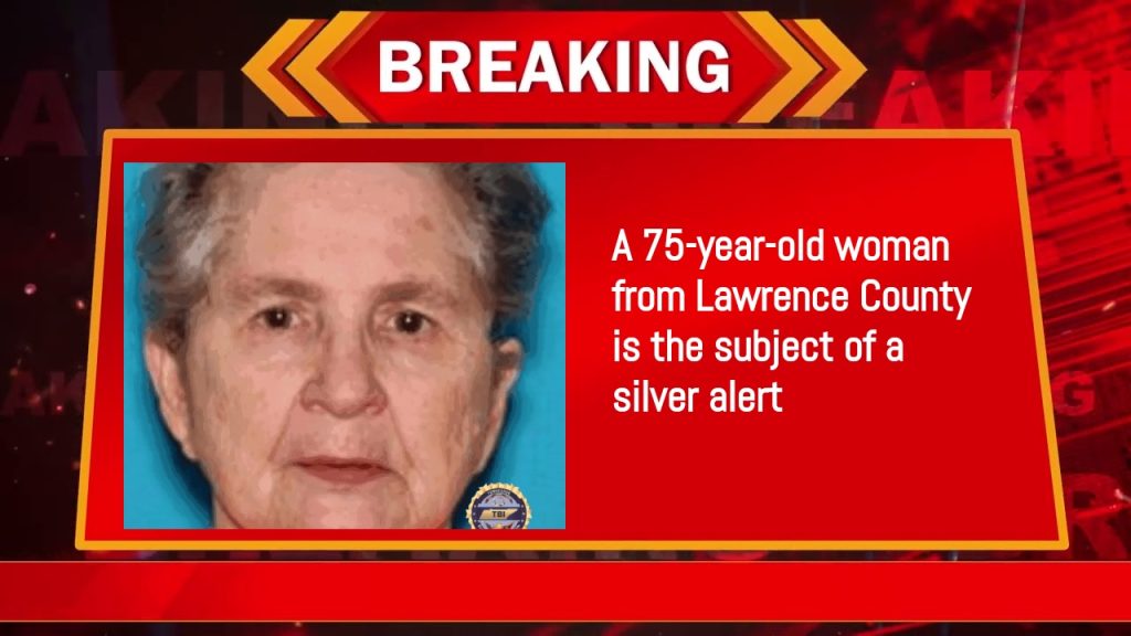 A 75-year-old woman from Lawrence County is the subject of a silver alert