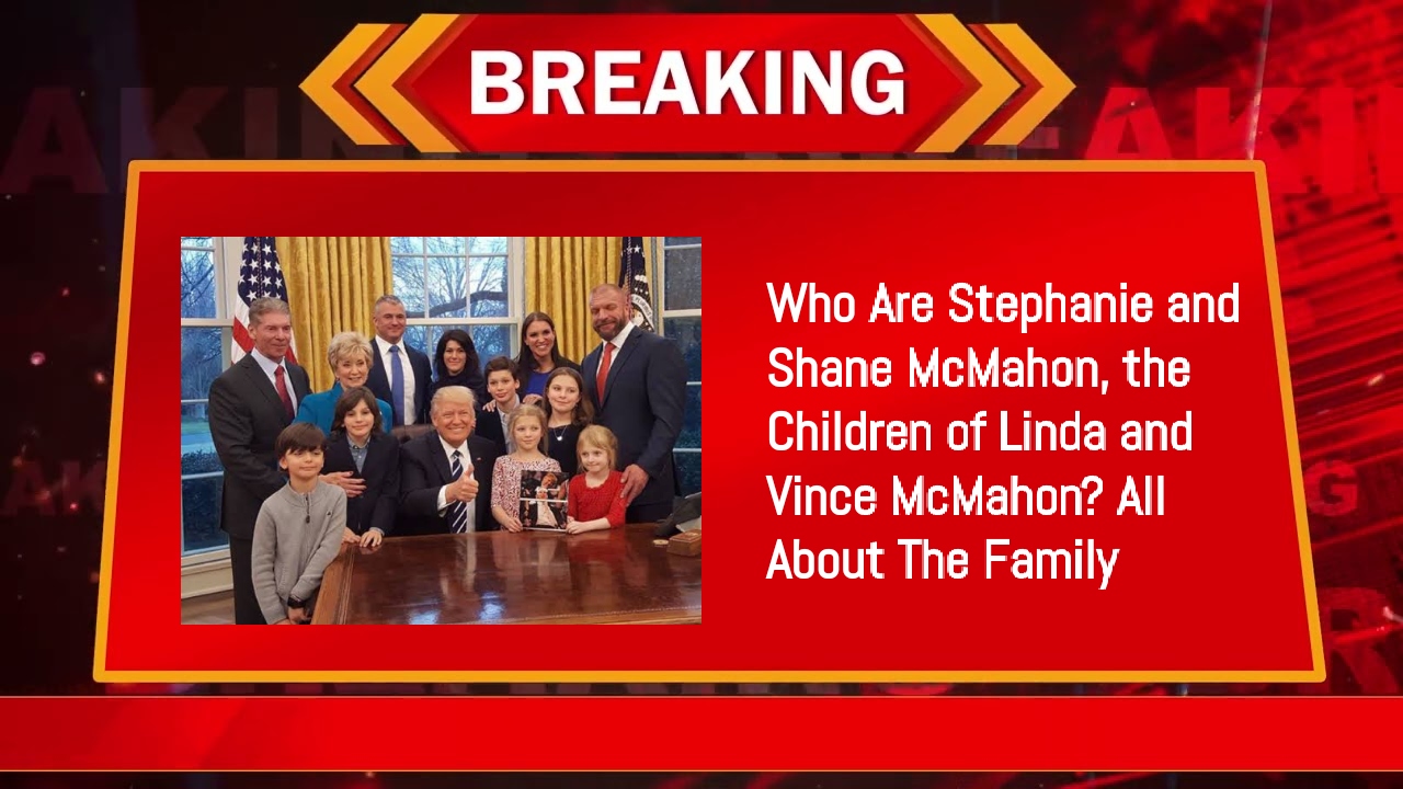 Who Are Stephanie and Shane McMahon, the Children of Linda and Vince McMahon? All About The Family