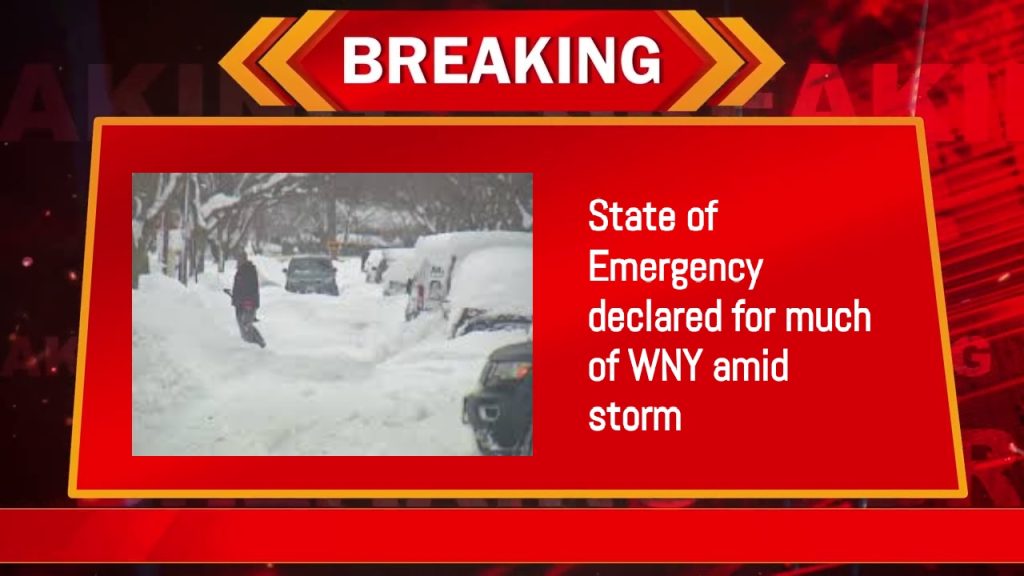 State of Emergency declared for much of WNY amid storm